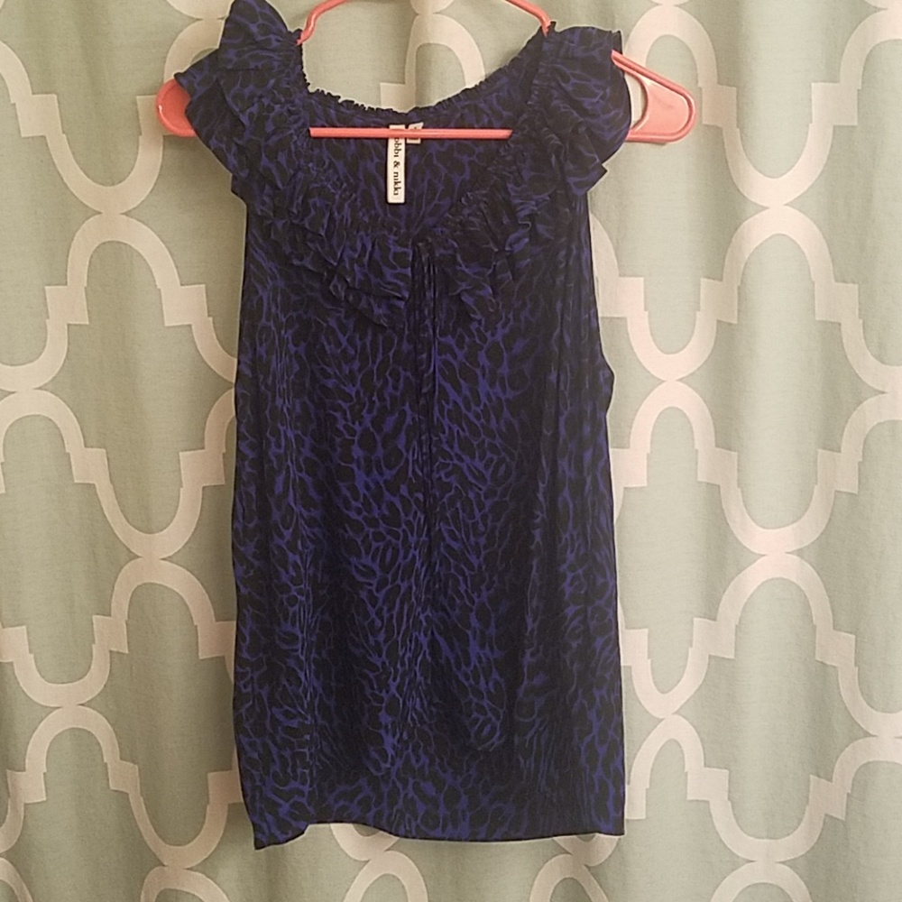 Leopard print blouse